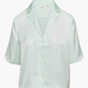 Aritzia Wilfred Beso Shirt | Snowmelt Blue | Size L